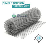 Grillage Simple Torsion Galvanisé 7,5 1,7m/25m